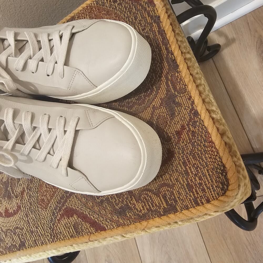 Vince Women's Fulton Leather Platform Sneakers Size 8 - Picture 6 of 9